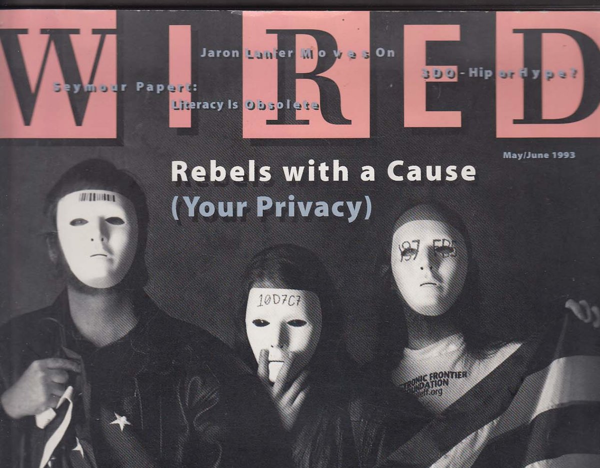 May/June 1993 cover of Wired